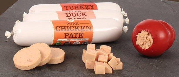 Pure Pate Variety 200g (Turkey, Duck or Chicken) - Annie's Dog Treats